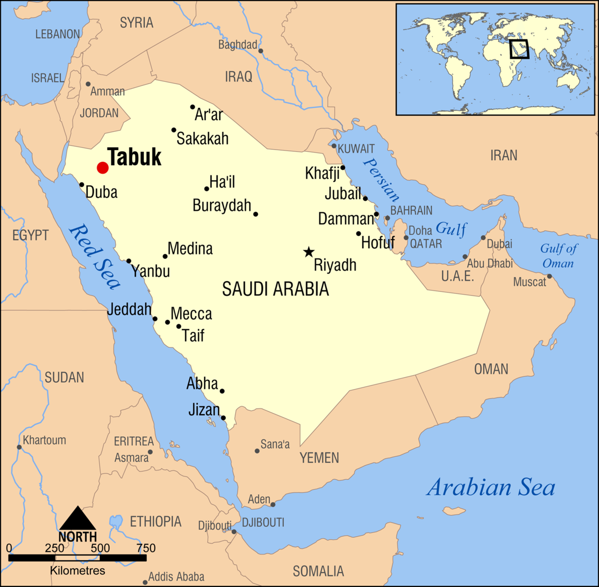 arabia on ancient world map