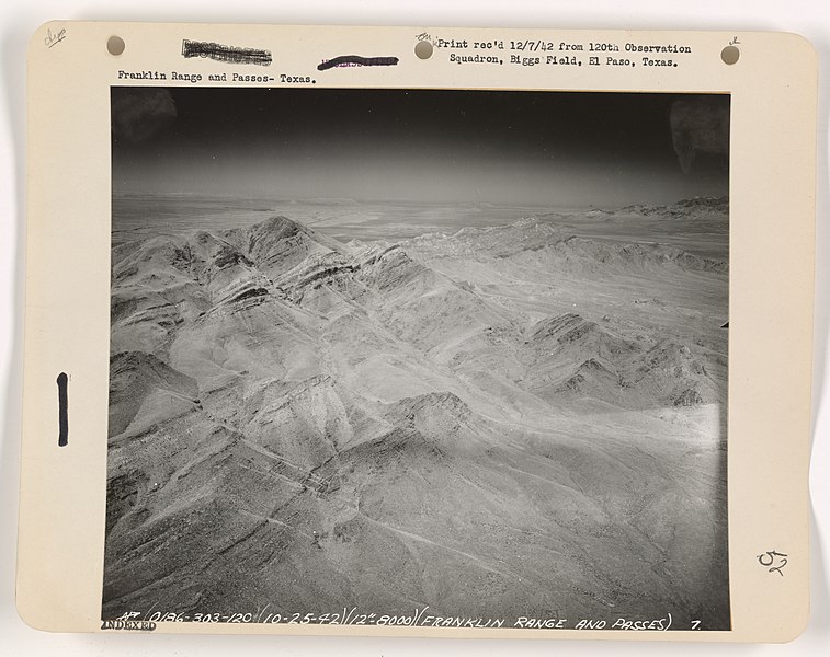 File:Texas - Franklin Mountains - NARA - 68149288.jpg