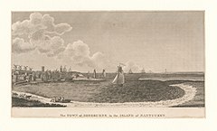 Город Шербурн на острове Нантакет (1775)