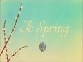 Thumbnail for To Spring