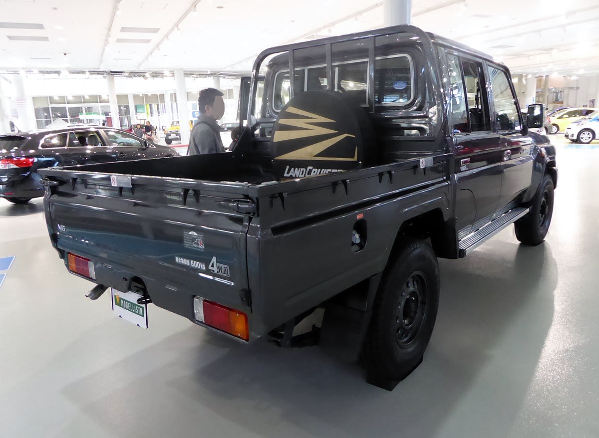 File Toyota Land Cruiser Pickup Modelista Version Grj79k Rear Jpg Wikimedia Commons