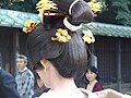 日本传统新娘的髻