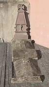 Tombstone of canon Jacobus Pierson († 1810) at St. Paulinus basilica, Trier.