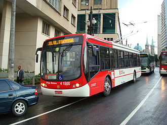 Busscar trolleybus in Sao Paulo, Brazil Trolleybus Low Floor 4 1500 - Sao Paulo, Brazil.JPG