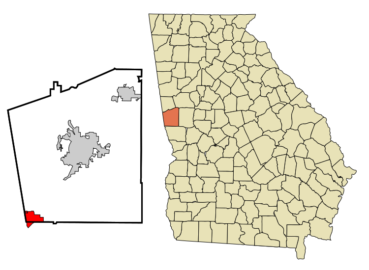 File:Troup County Georgia Incorporated and Unincorporated areas West Point Highlighted.svg