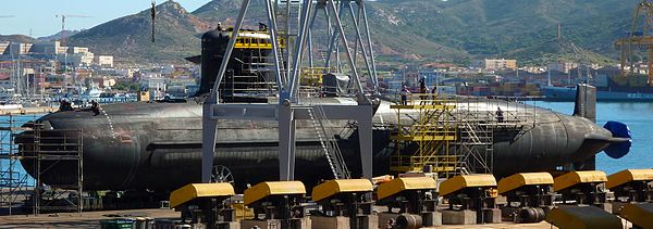 Scorpène-class submarine before delivery to Malaysia