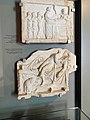 Two Attic reliefs, one is from the 4th century BC while the other is between the 2nd century BC to the 1st century BC.
