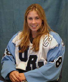 Three-time ACHA All-American Jen Wallace URI hockey Jen Wallace.png