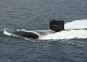 USS Portsmouth'un (SSN-707) açıklayıcı görüntüsü