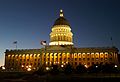 Utah State Capitol at Night by D Ramey Logan.jpg