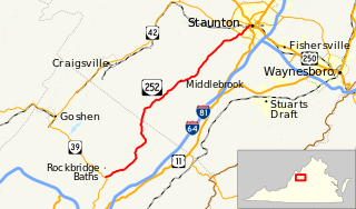 Virginia State Route 252 highway in Virginia