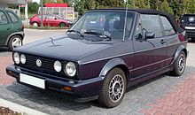 VW Golf Cabriolet (1987–1993)