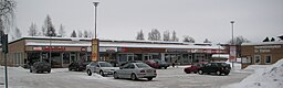 Vestfladt centrum med Væsterslættkirken