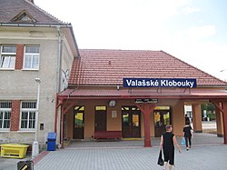 Staniční budova ve Valašských Kloboukách