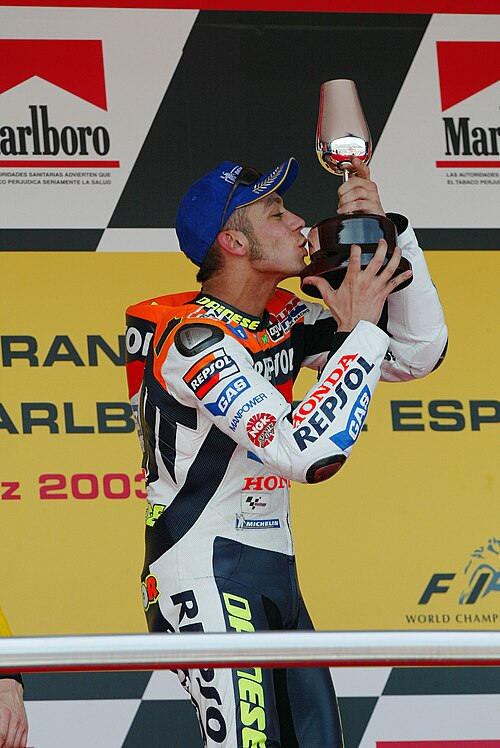 Valentino Rossi became the MotoGP World Champion