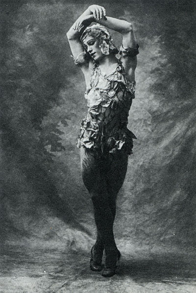 Vaslav Nijinsky in The Spectre of the Rose, 1911.