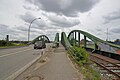 El pont damunt el canal al carrer Klütjenfelderstraße