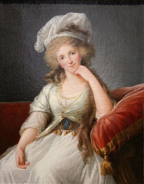 Élisabeth Vigée Le Brun Porträt der Herzogin von Orleans - 1789