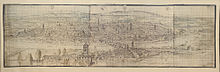 Vista de Zaragoza, de Anton van den Wyngaerde (1563)