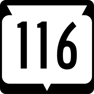 <span class="mw-page-title-main">Wisconsin Highway 116</span> State highway in Wisconsin, United States