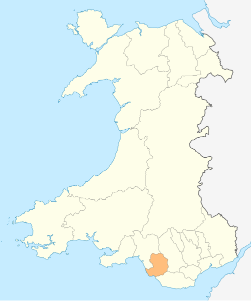 File:Wales Bridgend locator map.svg