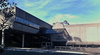 Warringah Civic Centre, Dee Why. Warringah Civic Centre (Front facade and entrance) May 2016.jpg