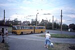 Ledbussen Ikarus 280T från Weimar