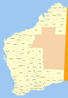 Dampier Land District Cadastral in Western Australia