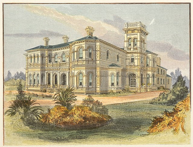 "Wombalano", a thirty-room mansion built by John Munro Bruce in the 1880s