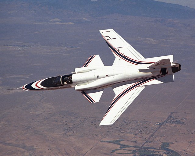 Grumman X-29 displaying forward-swept wing configuration