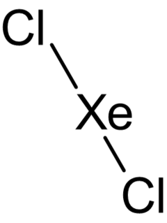 Image illustrative de l’article Dichlorure de xénon