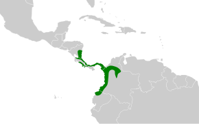 Description de l'image Xiphorhynchus lachrymosus map.svg.