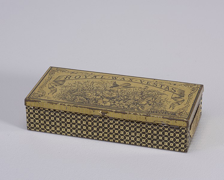 File:"Royal Wax Vestas" Bryant and May - London Matchsafe, late 19th century (CH 18799623).jpg