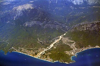 Çamyuva Town in Mediterranean, Turkey