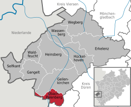 Kaart van Übach-Palenberg