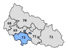 Viborčí okrugi v Zakarpatskoj oblasti.svg