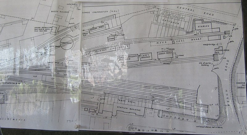 File:-2019-09-20 Layout plans of Cromer Beach station.JPG