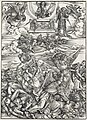 09. Albrecht Dürer, Apokalypsa, VII. Čtyři andělé spravedlnosti z Eufratu, Národní galerie v Praze.jpg