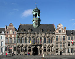 The city hall of Mons, Belgium.