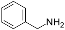 Structural formula of benzylamine