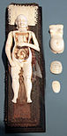 Anatomical model of a pregnant woman; Stephan Zick (1639-1715); 1700; Germanisches Nationalmuseum