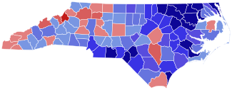 1924 North Carolina gubernatorial election results map by county.svg