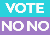 Logotipo de la campaña "No"
