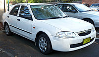 Pre-facelift Mazda 323 Protegé sedan, 1998-2001