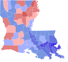 2007 Louisiana Insurance Comissioner election results.svg