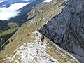 Hiking the Hochplatte mountain in the Bavarian Alps