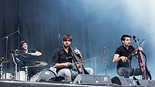 Drummer Dusan Kranjc (born in Pula, Croatia) joined the group in 2011 2017 RiP - 2Cellos - by 2eight - 8SC1398.jpg