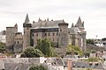 La vue sur le château en arrivant à Vitré par l'ancienne route de Rennes