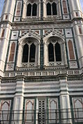 Bífora del campanile de Giotto en Florencia