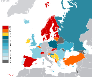 55th Eurovision Song Contest - Origin of the Votes for Germany.svg